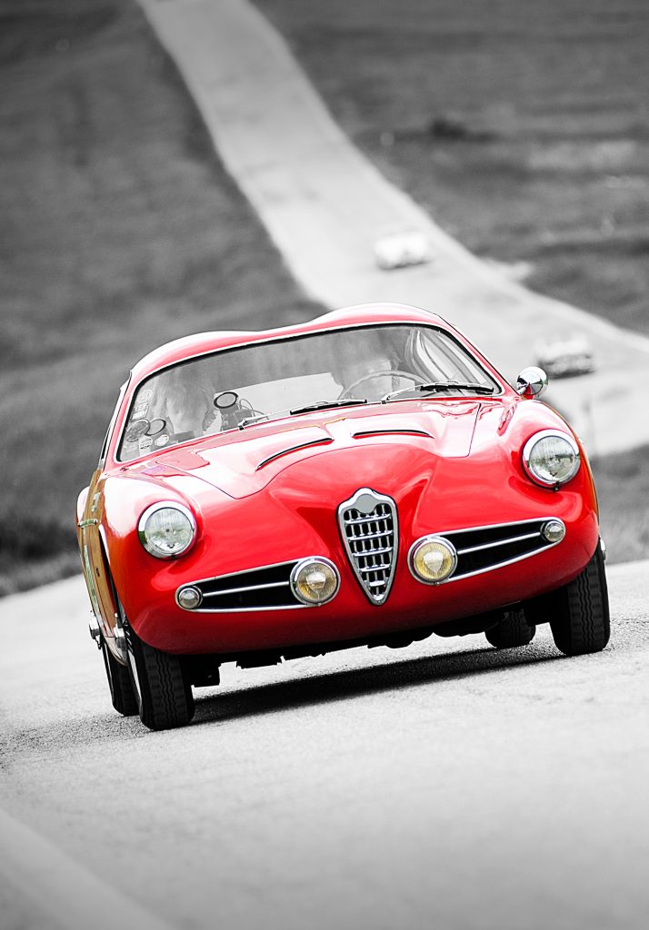 Oldtimer, Alfa Romeo in rot